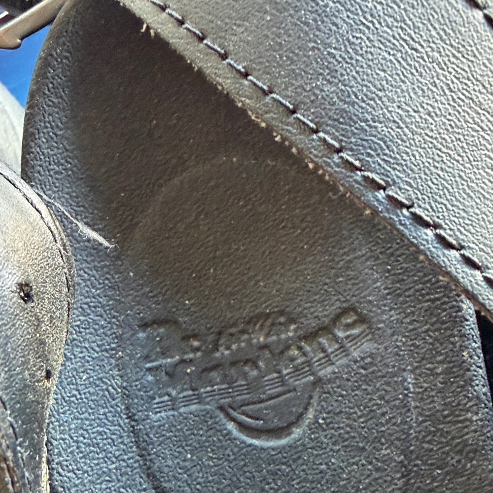 Dr. Martens Dark Leather Footwear